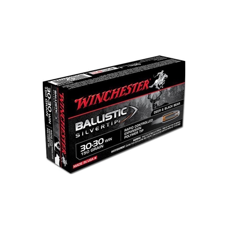 Winchester Supreme 30-30 Winchester 150 Grain Ballistic Silvertip