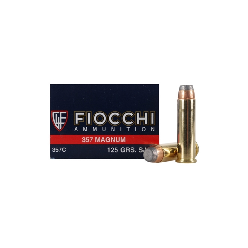 Fiocchi Shooting Dynamics 357 Magnum Ammo 125 Grain SJSP