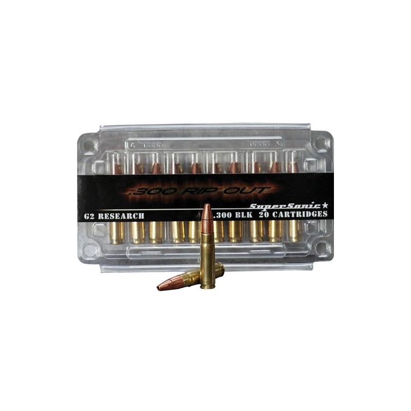 G2R RIP 300 AAC Blackout Supersonic Ammo 110 Grain Hollow Point