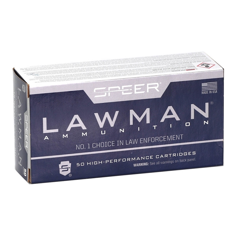 Speer Lawman 38 Special Ammo 125 Grain TMJ