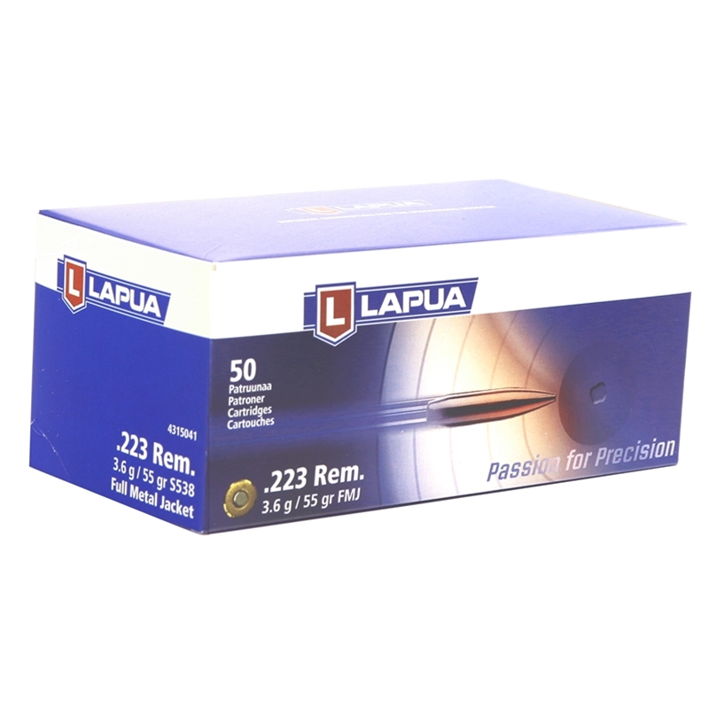Lapua 223 Ammo 55 Grain Full Metal Jacket