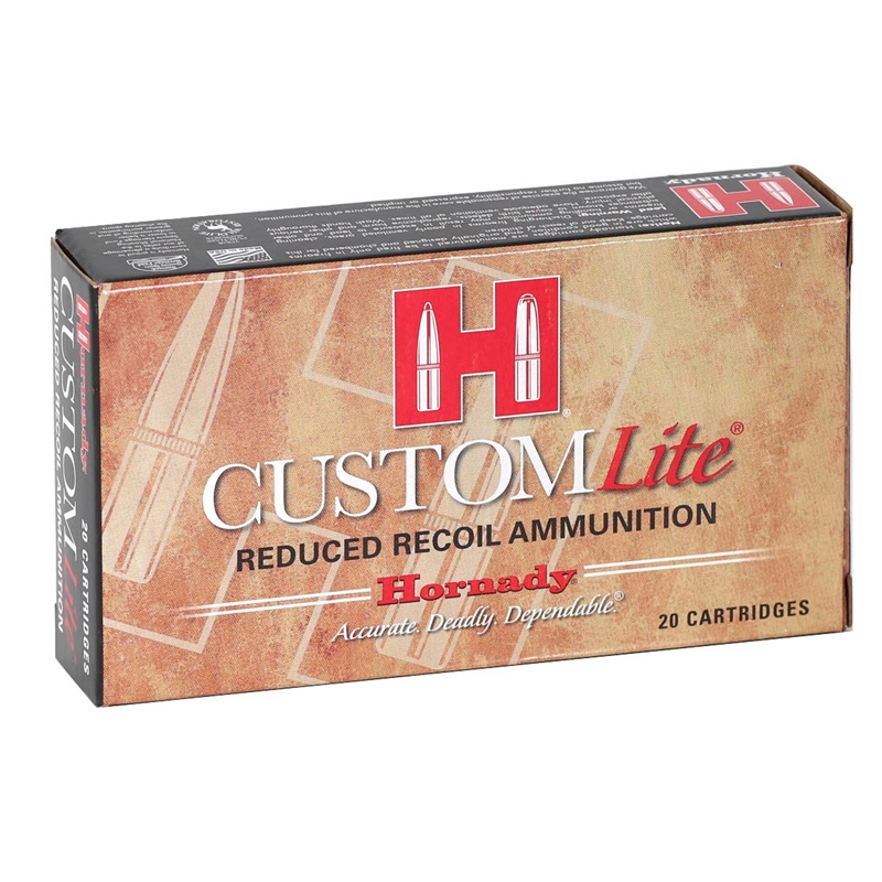 Hornady Custom Lite 7mm-08 Remington Ammo 120 Grain SST