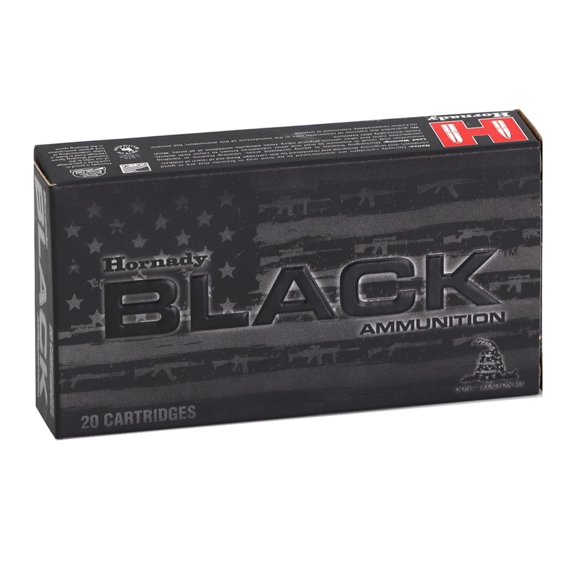 Hornady Black 5.56x45mm Ammo 62 Grain Full Metal Jacket - 81263