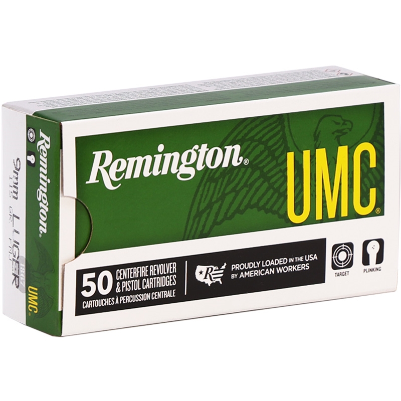 Remington UMC 9mm Ammo 115 Grain Full Metal Jacket - L9MM3