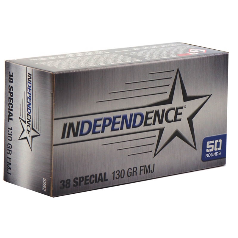 Independence 38 Special Ammo 130 Grain Full Metal Jacket