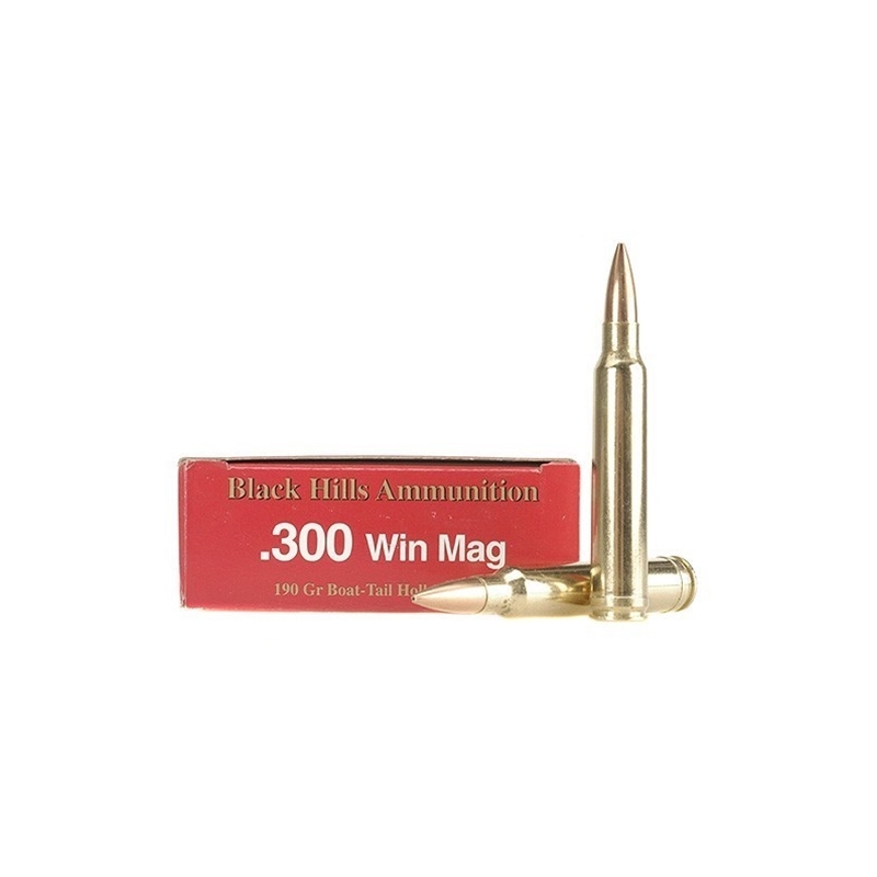 Black Hills 300 Winchester Magnum Match Ammo 190 Grain HP