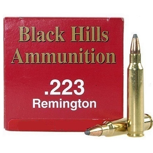 Black Hills 223 Remington Ammo 52 Grain Match HP