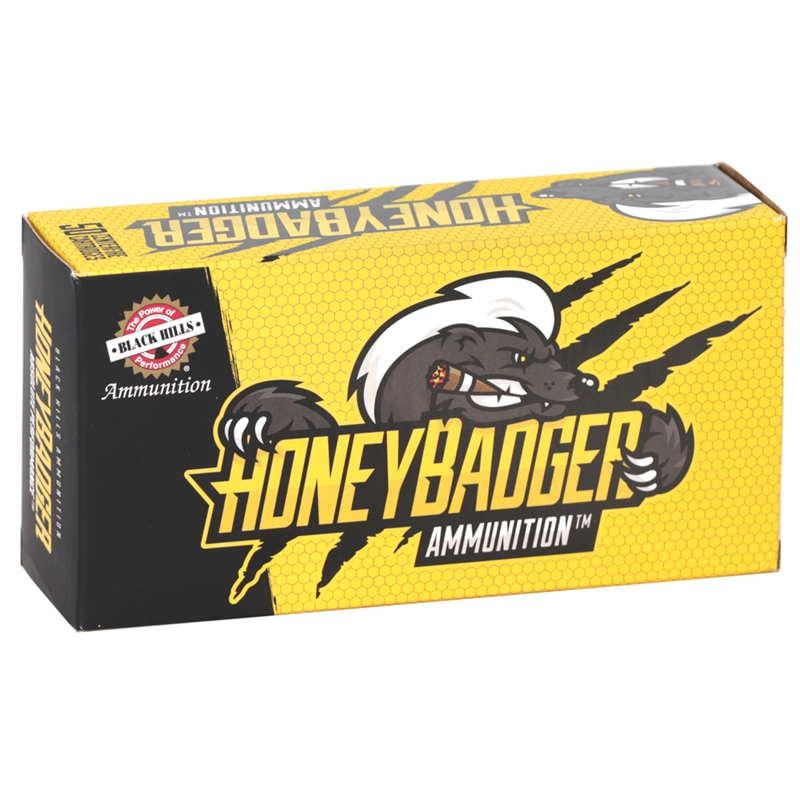 Black Hills 44 Rem Mag Ammo 160 Gr Solid Copper HoneyBadger LF