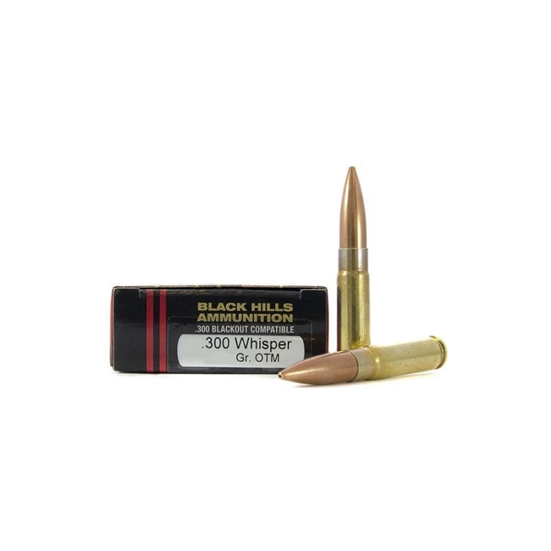 Black Hill 300 Whisper Ammo 125 Grain Sierra OTM
