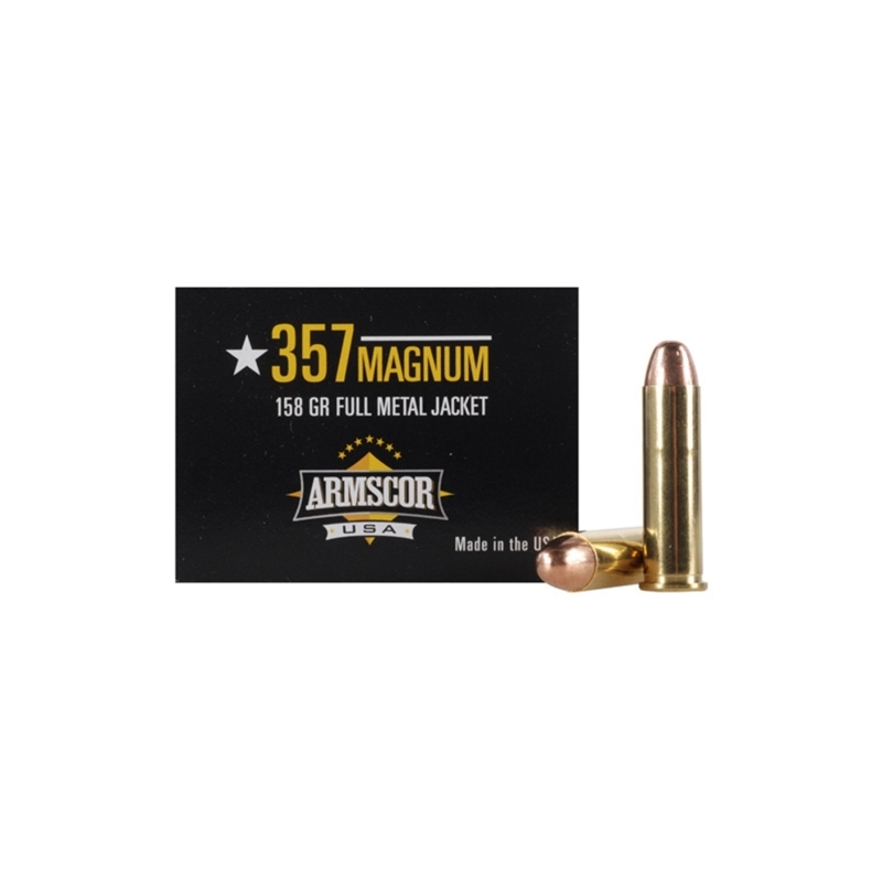 Armscor USA 357 Magnum Ammo 158 Grain Full Metal Jacket