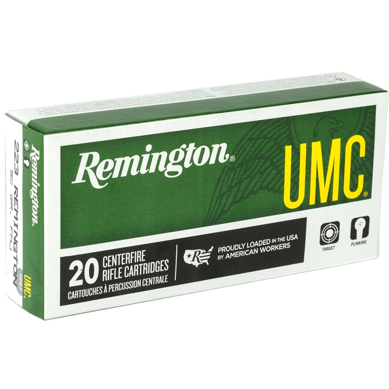 Remington UMC 223 Ammo 50 Grain Jacketed Hollow Point - L223R8