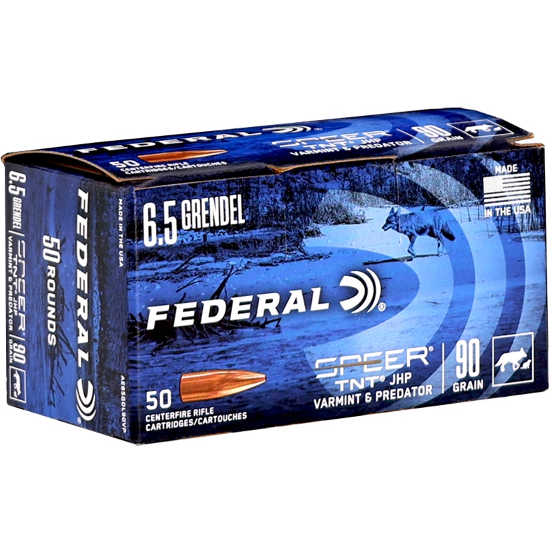 Federal American Eagle 6.5 Grendel Ammo 90 Grain TNT Jacketed