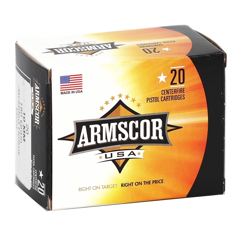 Armscor USA 10mm AUTO Ammo 180 Grain JHP