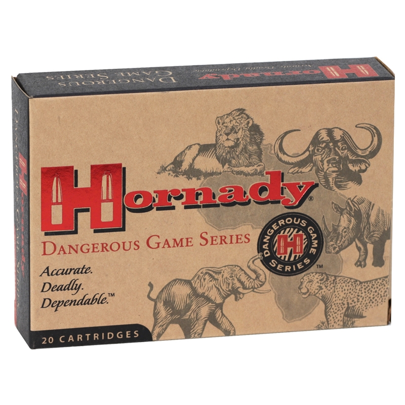 Hornady Dangerous Game 404 Jeffery Ammo 400 Grain DGXB