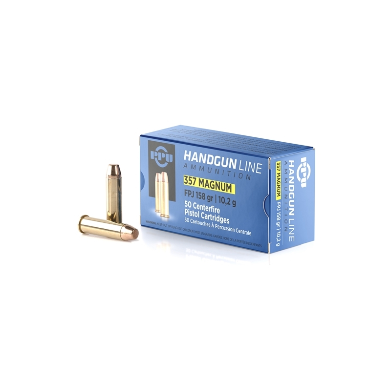 Prvi Partizan 357 Magnum Ammo 158 Grain FPJ