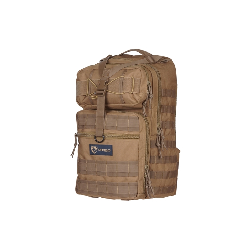 Drago Atlus Sling Pack Backpack Tactical 600D Polyester Tan-14308TN