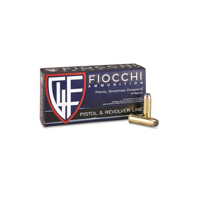 Fiocchi Shooting Dynamics 44 Remington Magnum Ammo 240 Grain JHP