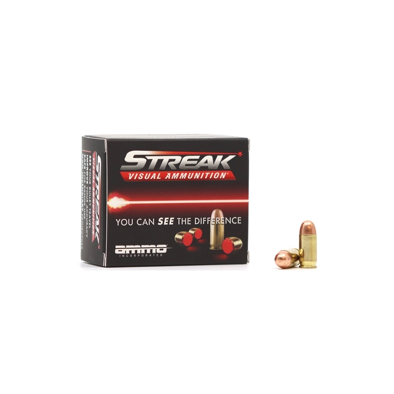 Ammo Inc Steak 380 ACP Auto Luger Ammo 100 Grain Red Tracer