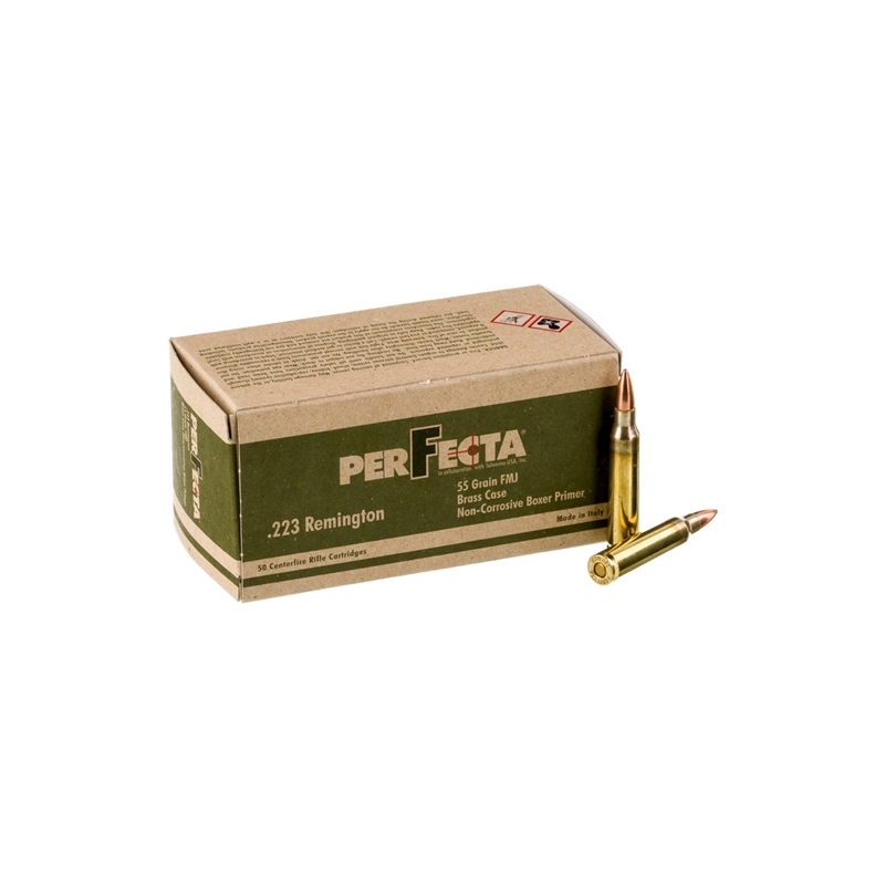 Fiocchi .223 Remington Ammunition 55Gr FMJ Bulk 223 Ammo 1,000 Round Case -  M+M Industries