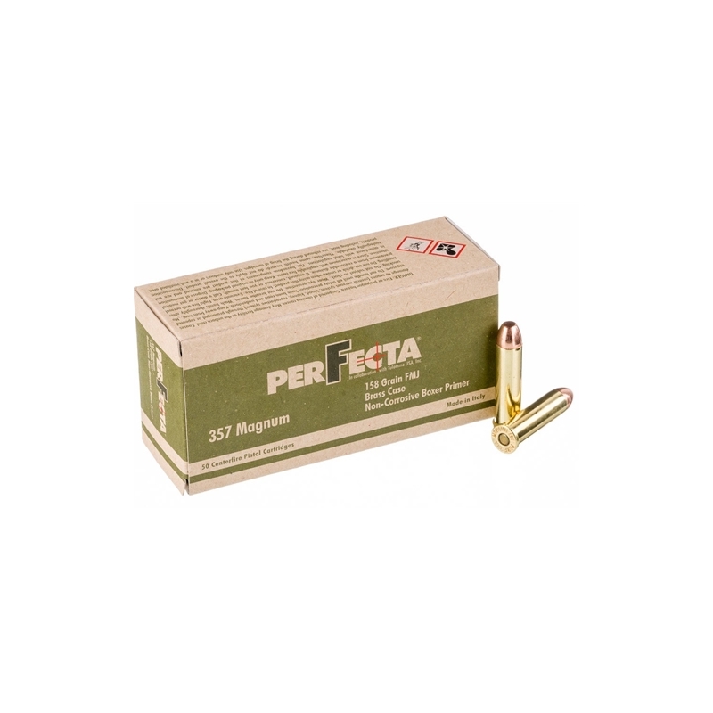 Perfecta 357 Magnum Ammo 158 Grain Full Metal Jacket - PF357000