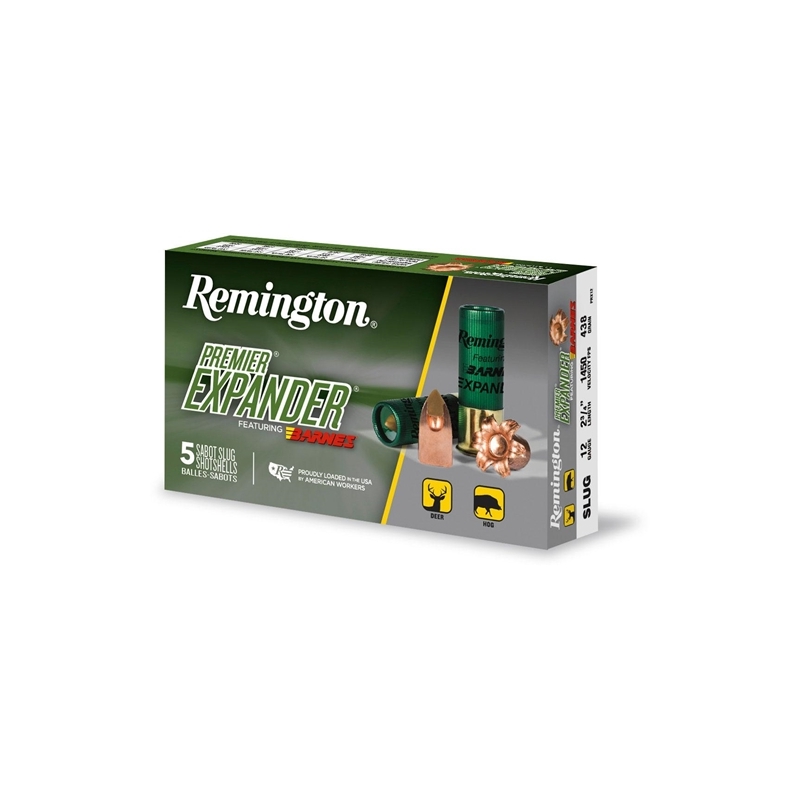 Remington Premier Expander Sabot  12 Gauge Ammo 2-3/4  438 Grain SHP Slug