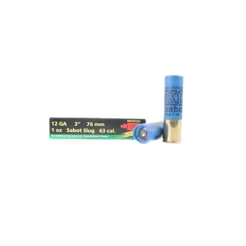 Brenneke USA K.O. 12 Gauge Ammo 3" 1 oz Sabot Slug