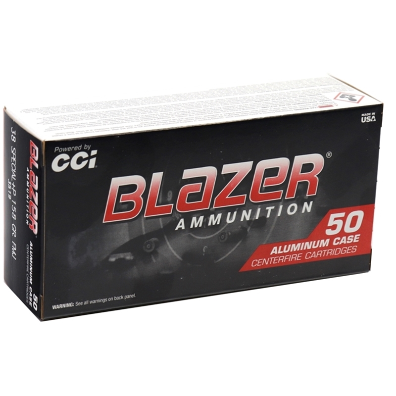 CCI Blazer 38 Special Ammo 158 Grain +P Total Metal Jacket