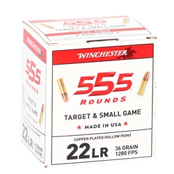 winchester-22-long-rifle-36-grain-plhp-555-rounds-22lr555hp||