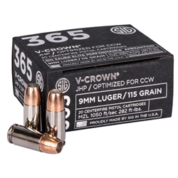 sig-sauer-365-elite-performance-9mm-luger-ammo-115-grain-jhp-e9mma1-365-20||