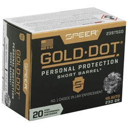 speer-gold-dot-short-barrel-45-acp-auto-ammo-230-grain-jhp-23975gd||