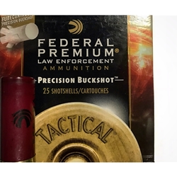 federal-law-enforcement-tactical-12-gauge-ammo-2-3-4-00-buckshot-8-pellets-precision-buckshot-le13300pr||