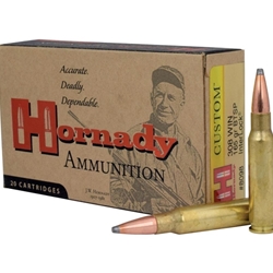 hornady-custom-308-winchester-ammo-165-grain-interlock-btsp-8098||