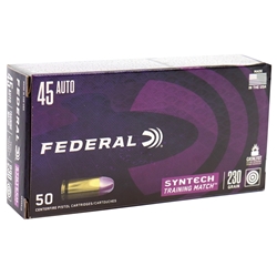 federal-syntech-45-acp-ammo-230-grain-training-match-tsj-ae45sj2||