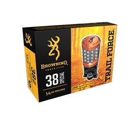 browning-38-special-ammo-130-grain-1-4-oz-trail-force-b191300381||