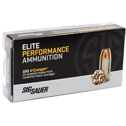 sig-sauer-elite-performance-45-acp-auto-ammo-230-grain-v-crown-jacketed-hollow-point-projectile-e45ap250||