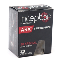 inceptor-self-defense-38-special-ammo-77-grain-arx-lead-lree-8arxbrsp-20||