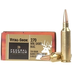 federal-premium-vital-shok-270-winchester-short-magnum-ammo-130-grain-barnes-triple-shock-x-bullet-hp-p270wsmd||