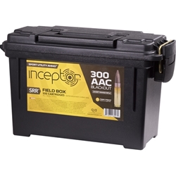 inceptor-sport-utility-300-aac-blackout-ammo-88-grain-srr-frangible-300srblk-50-can-of-500-rounds||