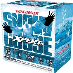 winchester-xpert-snow-goose-12-gauge-ammo-3-inch-1and2-shot-wxs12312||