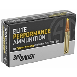Sig Sauer Elite Performance 300 AAC Blackout Ammo 205 Grain Elite Hunting Subsonic