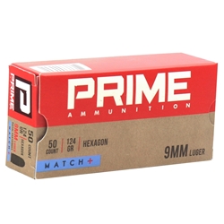 prime-ammunition-hexagon-9-mm-luge-ammo-124-grain-match-plus-7905540050||