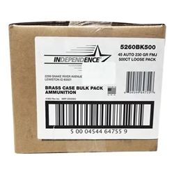 cci-independence-45-acp-auto-ammo-230-grain-fmj-500-rounds-bulk-loose-pack-5260bk500||