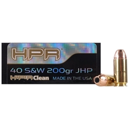 hpr-hyperclean-40-s-w-ammo-200-grain-hornady-xtp-jacketed-hollow-point-40200jhp||