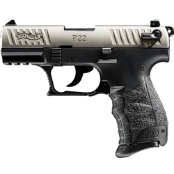 walther-p22-semi-auto-handgun-22-lr-3-4-barrel-10-1-rounds-nickel-5120325||