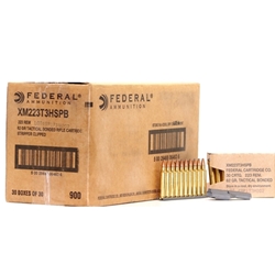 federal-223-remington-ammo-62-grain-tactical-bonded-police-barrier-blind-900-rounds-on-stripperclips-xm223t3hspb||