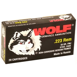 wolf-performance-223-remington-ammo-55-grain-fmj-steel-case-berdan-primed-p22355fmj||