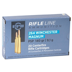 prvi-partizan-264-winchester-magnum-ammo-140-grain-pointed-soft-point-pp264||