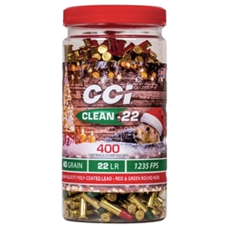 cci-clean-22-long-rifle-ammo-40-grain-high-velocity-polyer-green-red-rounds-christmas-bottle-946xmas||