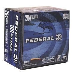 federal-varmint-predator-204-ruger-32-grain-hornady-v-max-100-rounds-in-a-box-v204vm32b||