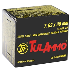 tulammo-7-2-39mm-ammo-154-grain-jsp-steel-case-ul076208||